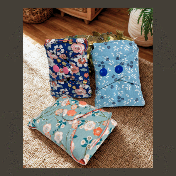 23 Lot de 3 serviettes hygiéniques lavables